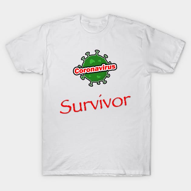 Coronavirus Survivor T-Shirt by GeekNirvana